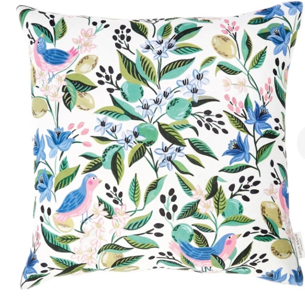 Caitlin Wilson citron vert pillow covers. (2) 20x20”, (1) 14x20”